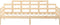vidaXL - Slaapbank - massief - grenenhout - 90x190 - cm