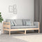 vidaXL - Slaapbank - massief - grenenhout - 90x190 - cm