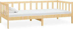 vidaXL - Slaapbank - massief - grenenhout - 90x200 - cm
