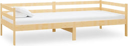 vidaXL - Slaapbank - massief - grenenhout - 90x200 - cm