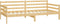 vidaXL - Slaapbank - massief - grenenhout - 90x200 - cm