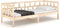 vidaXL - Slaapbank - massief - grenenhout - 90x200 - cm
