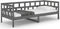 vidaXL - Slaapbank - massief - grenenhout - grijs - 80x200 - cm