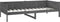vidaXL - Slaapbank - massief - grenenhout - grijs - 90x190 - cm