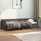 vidaXL - Slaapbank - massief - grenenhout - grijs - 90x190 - cm