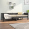 vidaXL - Slaapbank - massief - grenenhout - grijs - 90x190 - cm