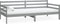 vidaXL - Slaapbank - massief - grenenhout - grijs - 90x200 - cm