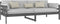 vidaXL - Slaapbank - massief - grenenhout - grijs - 90x200 - cm