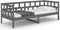 vidaXL - Slaapbank - massief - grenenhout - grijs - 90x200 - cm