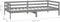 vidaXL - Slaapbank - massief - grenenhout - grijs - 90x200 - cm