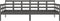vidaXL - Slaapbank - massief - grenenhout - grijs - 90x200 - cm