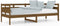 vidaXL - Slaapbank - massief - grenenhout - honingbruin - 80x200 - cm