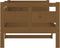 vidaXL - Slaapbank - massief - grenenhout - honingbruin - 80x200 - cm