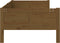 vidaXL - Slaapbank - massief - grenenhout - honingbruin - 80x200 - cm