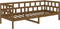 vidaXL - Slaapbank - massief - grenenhout - honingbruin - 80x200 - cm