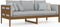 vidaXL - Slaapbank - massief - grenenhout - honingbruin - 80x200 - cm