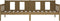 vidaXL - Slaapbank - massief - grenenhout - honingbruin - 80x200 - cm