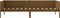 vidaXL - Slaapbank - massief - grenenhout - honingbruin - 80x200 - cm