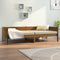 vidaXL - Slaapbank - massief - grenenhout - honingbruin - 80x200 - cm