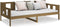 vidaXL - Slaapbank - massief - grenenhout - honingbruin - 80x200 - cm
