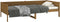 vidaXL - Slaapbank - massief - grenenhout - honingbruin - 90x190 - cm