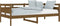 vidaXL - Slaapbank - massief - grenenhout - honingbruin - 90x190 - cm