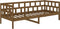 vidaXL - Slaapbank - massief - grenenhout - honingbruin - 90x190 - cm