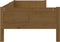 vidaXL - Slaapbank - massief - grenenhout - honingbruin - 90x190 - cm