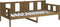 vidaXL - Slaapbank - massief - grenenhout - honingbruin - 90x190 - cm