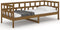 vidaXL - Slaapbank - massief - grenenhout - honingbruin - 90x190 - cm