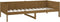 vidaXL - Slaapbank - massief - grenenhout - honingbruin - 90x190 - cm