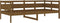 vidaXL - Slaapbank - massief - grenenhout - honingbruin - 90x190 - cm