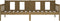 vidaXL - Slaapbank - massief - grenenhout - honingbruin - 90x190 - cm