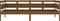 vidaXL - Slaapbank - massief - grenenhout - honingbruin - 90x190 - cm