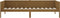 vidaXL - Slaapbank - massief - grenenhout - honingbruin - 90x190 - cm