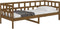 vidaXL - Slaapbank - massief - grenenhout - honingbruin - 90x200 - cm