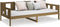 vidaXL - Slaapbank - massief - grenenhout - honingbruin - 90x200 - cm