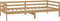 vidaXL - Slaapbank - massief - grenenhout - honingbruin - 90x200 - cm