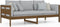 vidaXL - Slaapbank - massief - grenenhout - honingbruin - 90x200 - cm