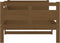vidaXL - Slaapbank - massief - grenenhout - honingbruin - 90x200 - cm