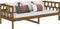 vidaXL - Slaapbank - massief - grenenhout - honingbruin - 90x200 - cm