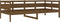 vidaXL - Slaapbank - massief - grenenhout - honingbruin - 90x200 - cm