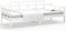 vidaXL - Slaapbank - massief - grenenhout - wit - 80x200 - cm