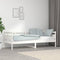 vidaXL - Slaapbank - massief - grenenhout - wit - 80x200 - cm