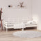 vidaXL - Slaapbank - massief - grenenhout - wit - 80x200 - cm