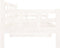 vidaXL - Slaapbank - massief - grenenhout - wit - 80x200 - cm