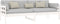 vidaXL - Slaapbank - massief - grenenhout - wit - 80x200 - cm