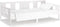 vidaXL - Slaapbank - massief - grenenhout - wit - 90x190 - cm