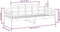 vidaXL - Slaapbank - massief - grenenhout - wit - 90x190 - cm