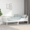 vidaXL - Slaapbank - massief - grenenhout - wit - 90x190 - cm